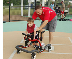 Nathan crossing home plate